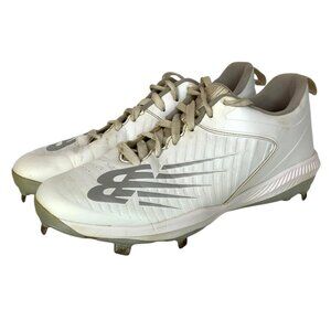 New Balance FuelCell Fuse V3 Womens Softball Shoes Metal Cleats Size 12 White